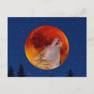 Postal Super Sangre Lobo Luna 2019