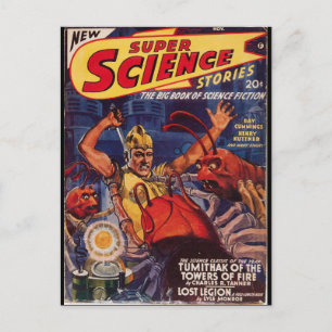 Postal Super Science Stories_Pulp Art