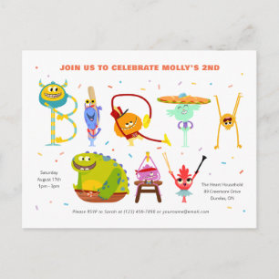 Postal Super Simple   Rhymington Cumpleaños