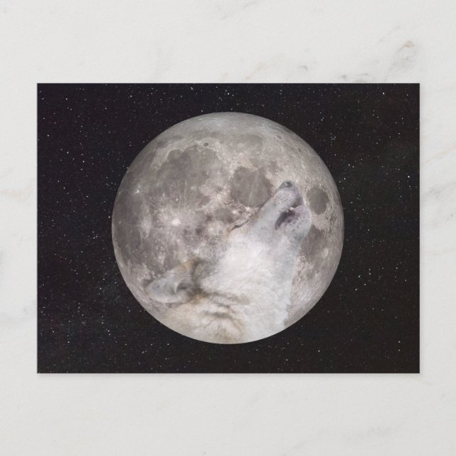 Postal Super Wolf Moon (Anverso)