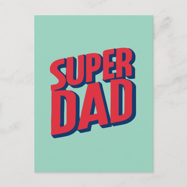 Postal Superdad (Anverso)