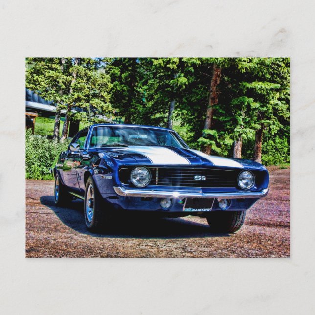 Postal Superdeporte chevy de 1969 (Anverso)