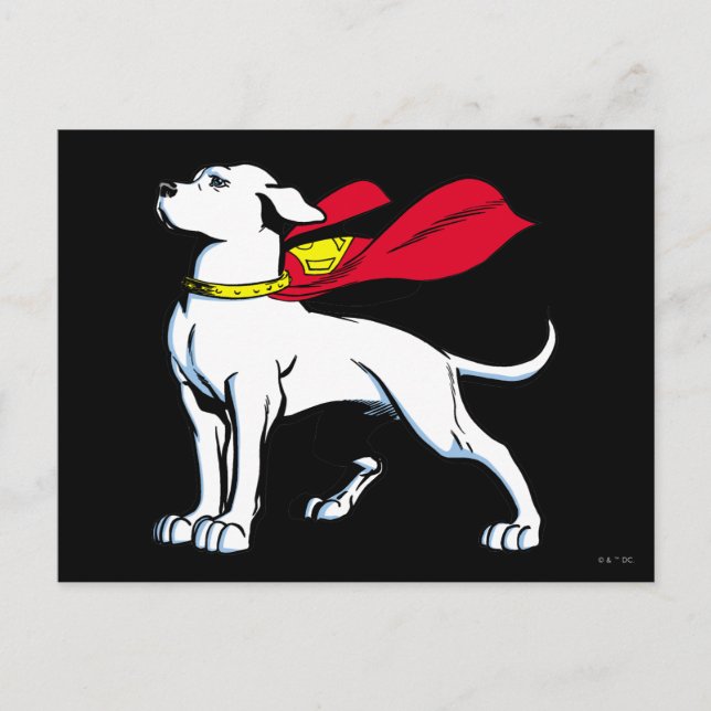 Postal Superdog Krypto (Anverso)
