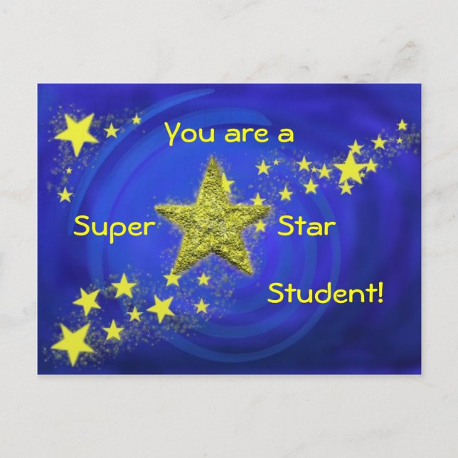 Postal Superestrella (Anverso)