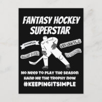 Superestrella de hockey Fantasía que la mantiene s