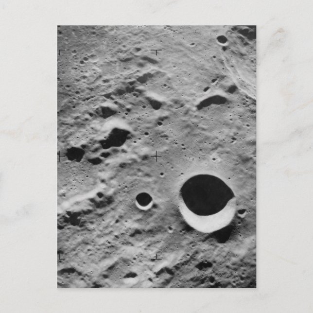 Postal Superficie de la luna (Anverso)