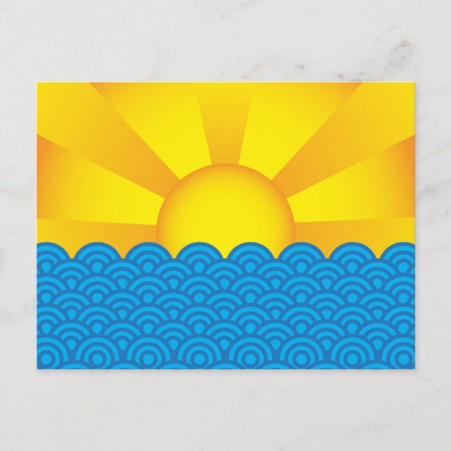 Postal Superficie oceánica (Anverso)