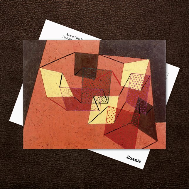 Postal Superficies en relieve Resumen Paul Klee (Subido por el creador)