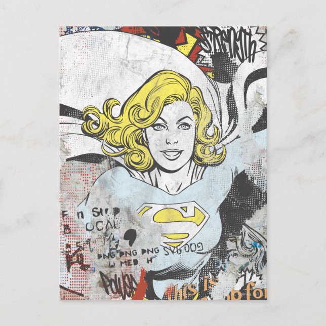 Postal Supergirl Comic Capers 3 (Anverso)