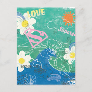Postal Supergirl comparte el espíritu y el amor