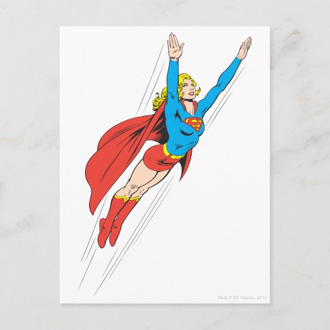 Postal Supergirl está alto (Anverso)
