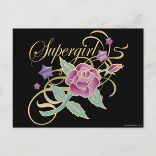 Postal Supergirl Fancy Rosas