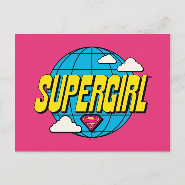Postal Supergirl Global Pop Graphic (Anverso)
