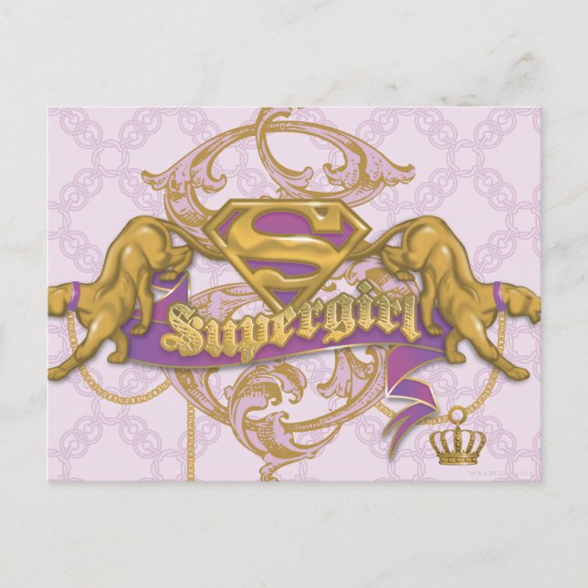 Postal Supergirl Golden Cat 3 (Anverso)