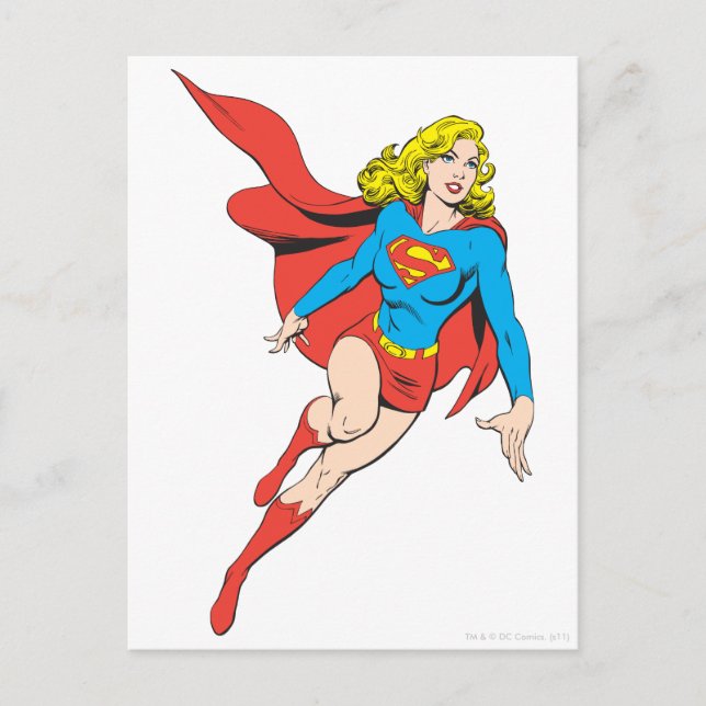 Postal Supergirl on the Move (Anverso)