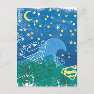 Postal Supergirl One World