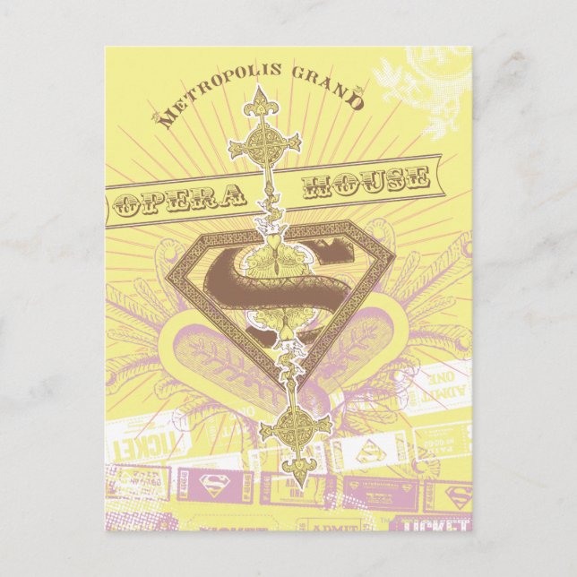 Postal Supergirl Ópera House Yellow (Anverso)