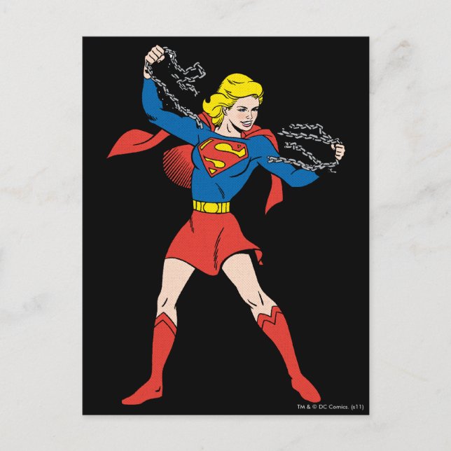 Postal Supergirl Pose 10 (Anverso)