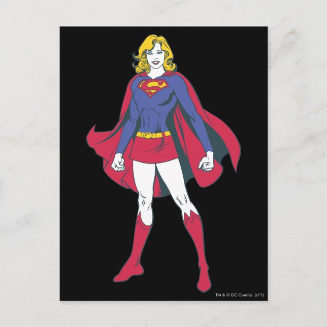 Postal Supergirl Pose 2 (Anverso)