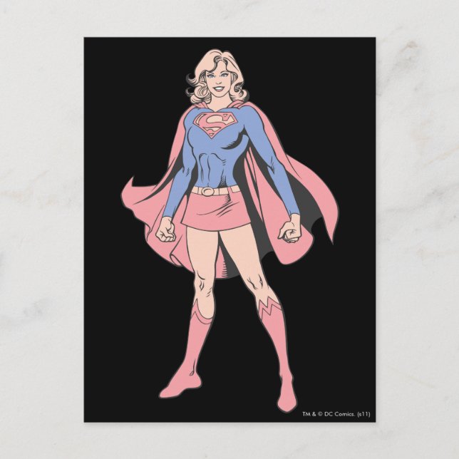 Postal Supergirl Pose 3 (Anverso)
