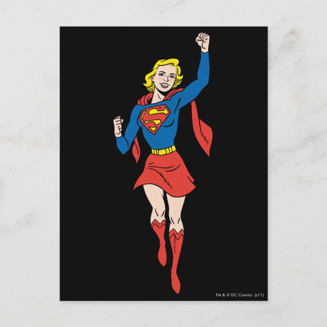 Postal Supergirl Pose 4 (Anverso)