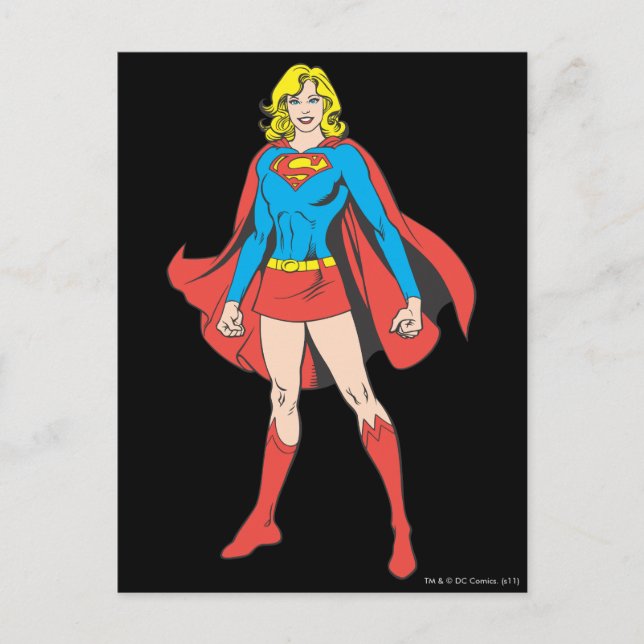 Postal Supergirl Pose 5 (Anverso)