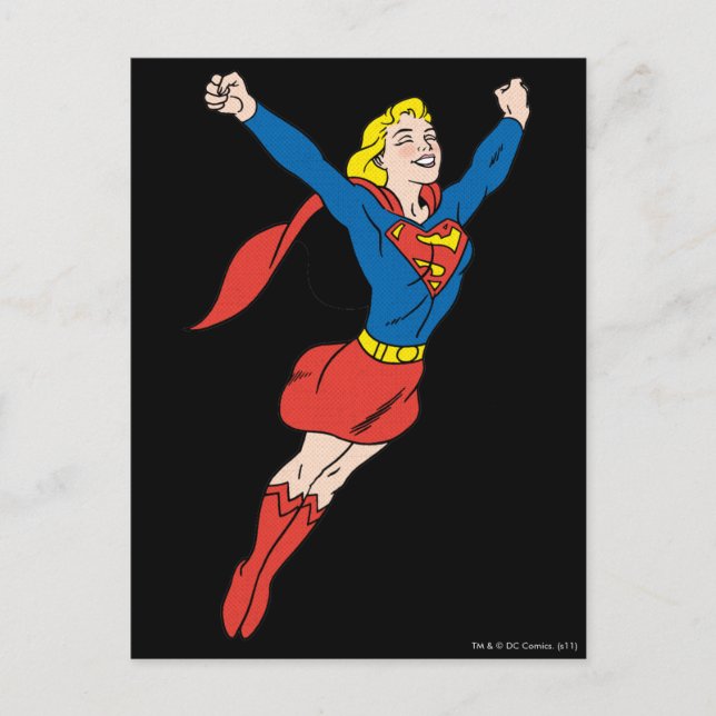 Postal Supergirl Pose 6 (Anverso)