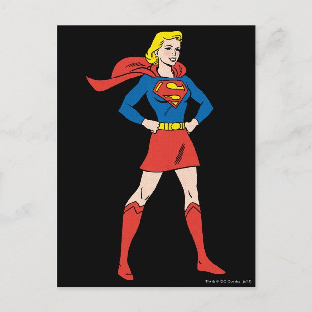 Postal Supergirl Pose 7 (Anverso)