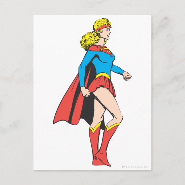 Postal Supergirl Profile (Anverso)
