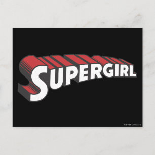 Postal Supergirl Red and White Logo