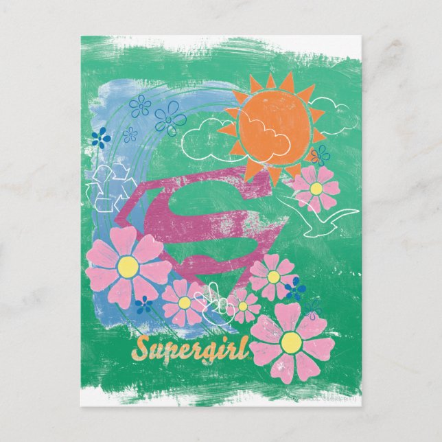 Postal Supergirl Sun y Love (Anverso)