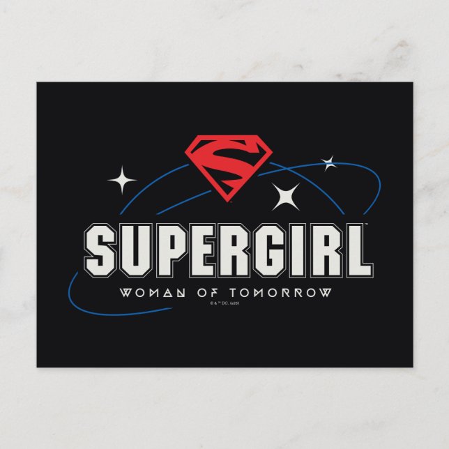 Postal Supergirl Woman of Tomorrow (Anverso)