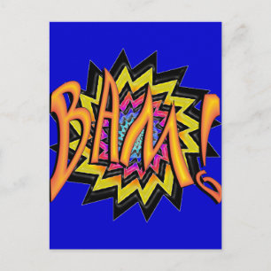 Postal ¡Superhéroe BAM!