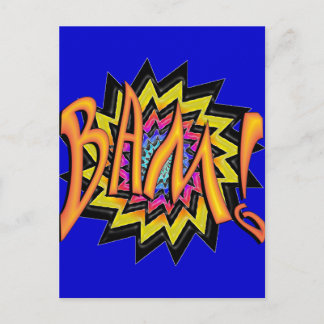 Postal ¡Superhéroe BAM!