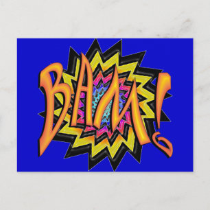 Postal ¡Superhéroe BAM!