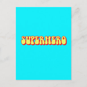 Postal Superhéroe Retro