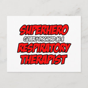 Postal Superheroína... Terapia respiratoria