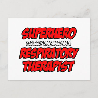 Postal Superheroína... Terapia respiratoria