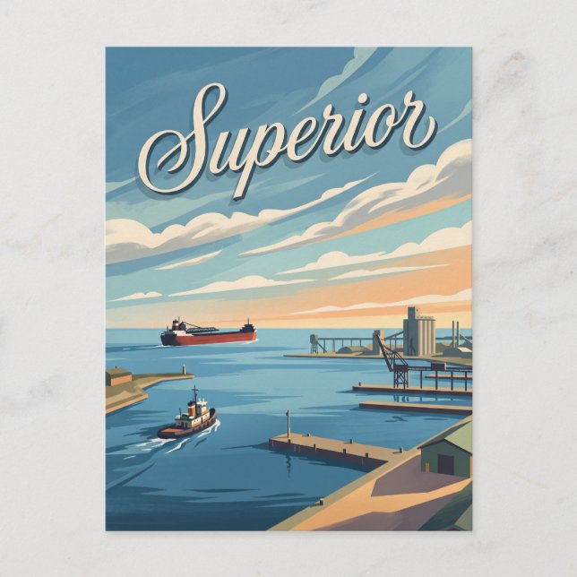 Postal Superior, Wisconsin (Anverso)