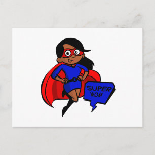 Postal supermamá negra