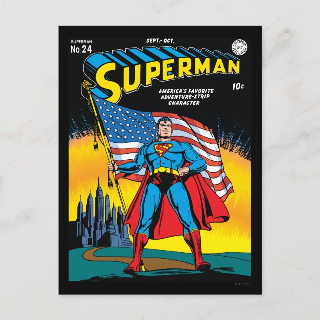Postal Superman #24 (Anverso)