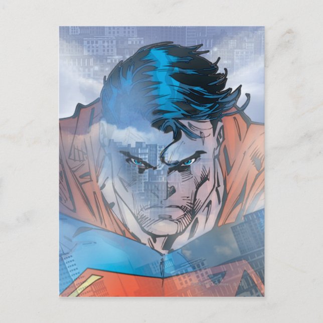 Postal Superman - Azul (Anverso)