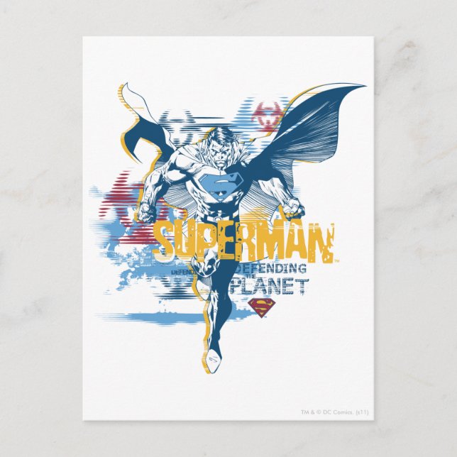 Postal Superman Bio Design (Anverso)
