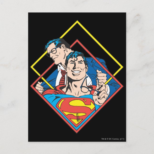 Postal Superman/Clark Kent (Anverso)