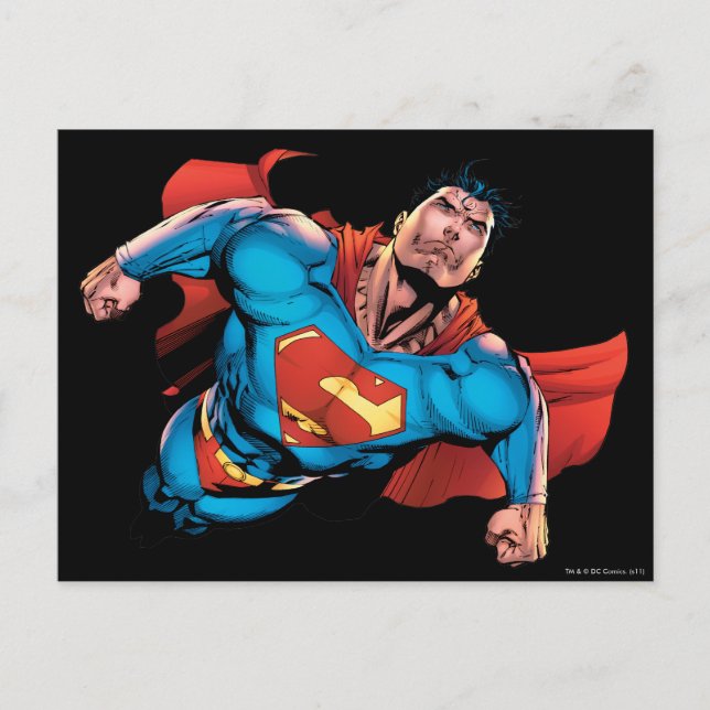 Postal Superman Comic Style (Anverso)
