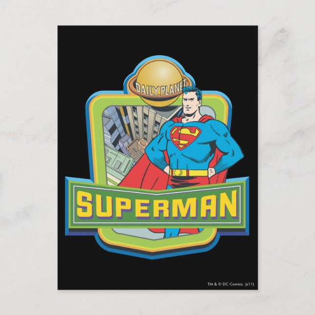 Postal Superman - Daily Planet (Anverso)