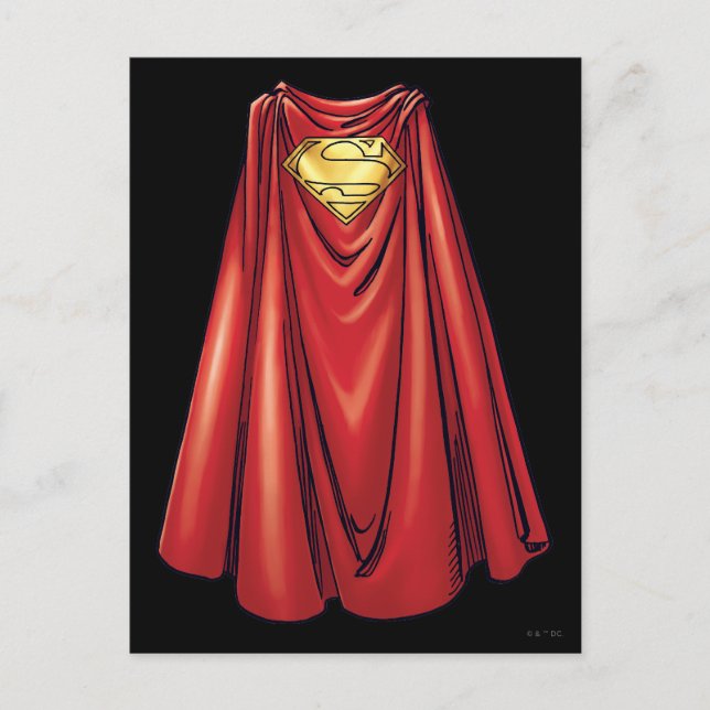 Postal Superman - La capa (Anverso)