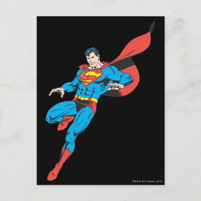Postal Superman Lands Lightly 2 (Anverso)