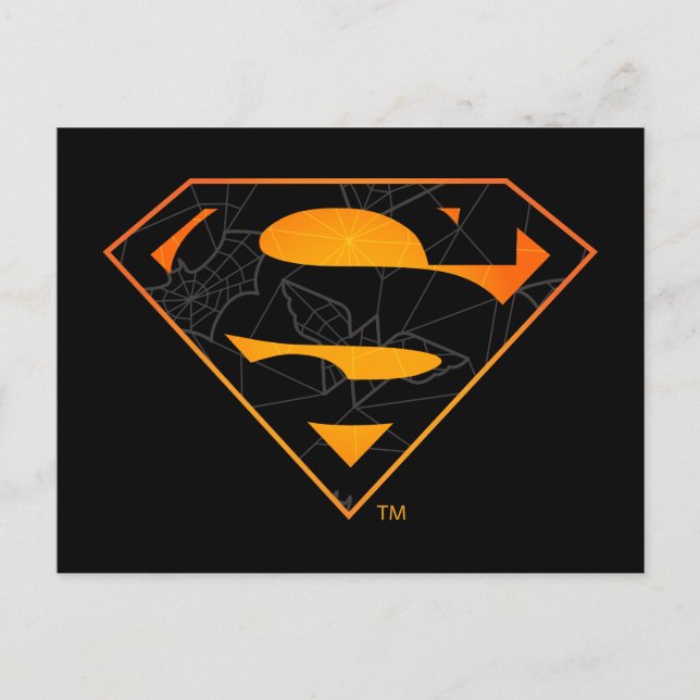 Postal Superman | Logo inspirado en Halloween (Anverso)