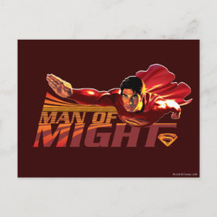 Postal Superman Man of Might